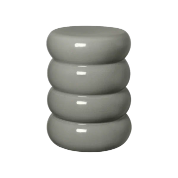 TORU Ceramic Stool Elephant Skin round Ø 34 cm by Blomus