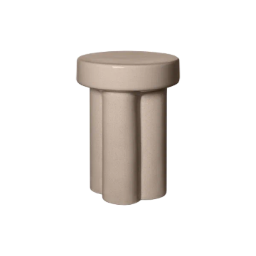 TORU Ceramic Stool Fungi large Ø 33 cm by Blomus