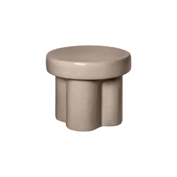 TORU Ceramic Stool Fungi low Ø 40 cm by Blomus