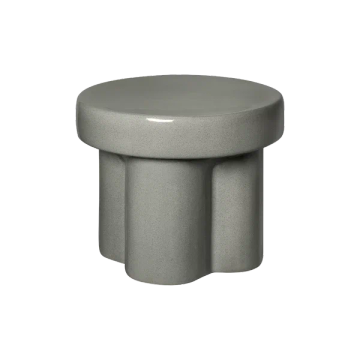 TORU Ceramic Stool Elephant Skin low Ø 40 cm by Blomus