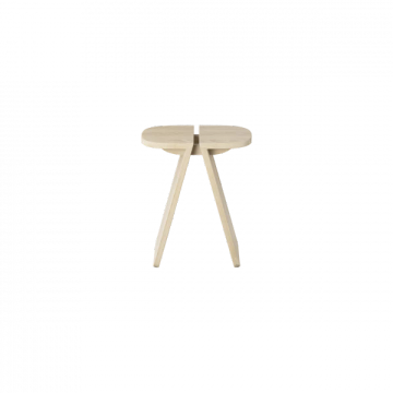 AVIO stool in oak made of solid oak, 23 x 38 cm by Blomus