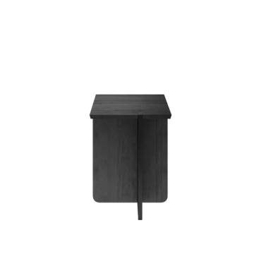ENGAWA stool in black made of oak by Blomus