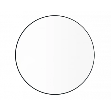 RIM Wall Mirror Black L Ø 80 cm by Blomus