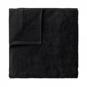 RIVA Sauna Towel Black 100x200 cm by Blomus