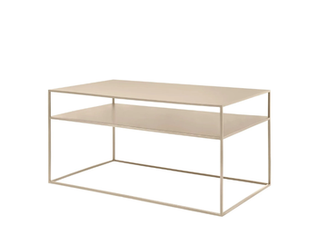 FERA - Powder coated steel coffee table with storage space by Blomus - view 2