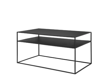 FERA - Powder coated steel coffee table with storage space by Blomus - view 3