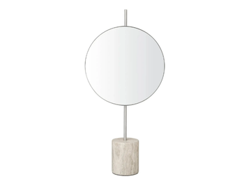 LAMURA - Countertop round marble shaving mirror by Blomus - view 2