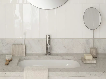 LAMURA - Countertop marble toothbrush holder by Blomus - view 3