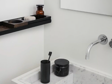 MODO L - Steel bathroom wall shelf by Blomus - view 3