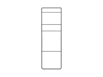 MODO - Standing steel towel rack by Blomus - view 3