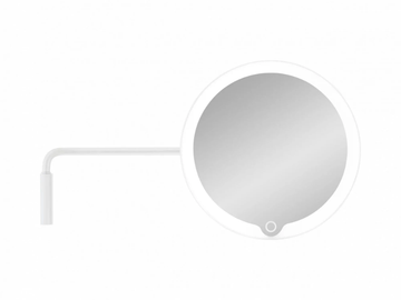 MODO - Wall-mounted round steel shaving mirror with integrated lighting by Blomus - view 3
