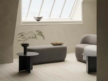 ORU - Round steel coffee table by Blomus - view 3