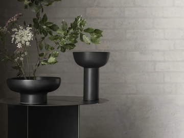 ORU - Round steel side table by Blomus - view 3