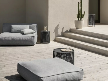 ROPE - Round steel and rope coffee table by Blomus - view 3