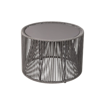 ROPE - Round steel and rope coffee table by Blomus - view 2