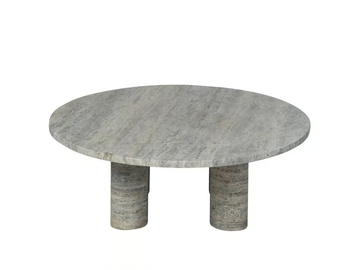 VOLOS - Round travertine coffee table by Blomus - view 3