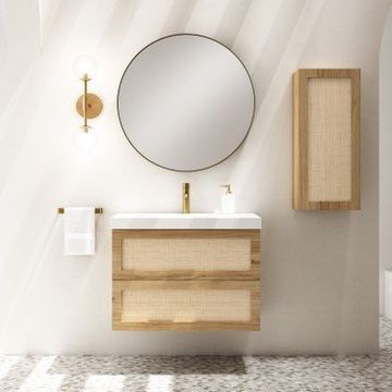 CALMA Wall-hung Bathroom Vanity by Blubbain