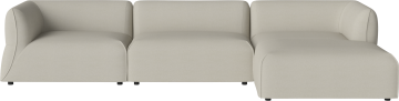 Arke garden sofa 3 modules with chaise longue 345 x 170 cm - right by Bolia