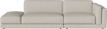 Avelou 2 Modules w. small corner and open end pouf - left by Bolia
