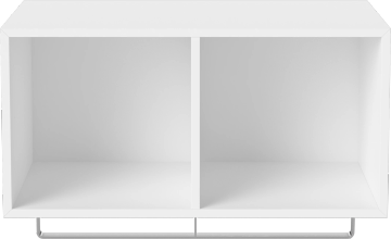 Case 1 x 2 Shelf Module w. Hanger Rail – 35 cm by Bolia