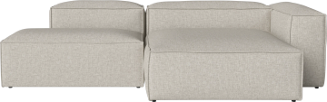 Cosima 2 Modules depth 100 cm w. large chaise longue – right – and open end – left by Bolia