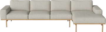 Elton Sofa 4 seater w. chaise longue - right by Bolia