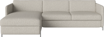 Pilou Sofa Bed 2,5 seater w. chaise longue and storage - left by Bolia