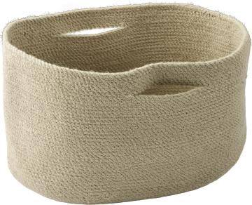 Ribbed Basket 34,5 x 25 x H18 cm by Bolia
