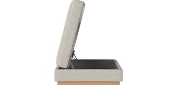 Sepia Pouf 90 cm with storage by Bolia