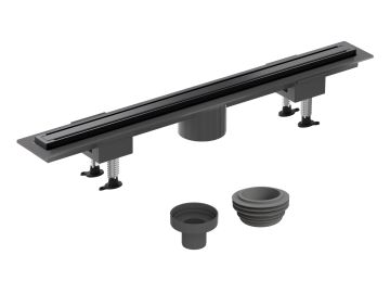CANALISSIMA kit – steel – VERTIGO L 70 cm by Bonomini