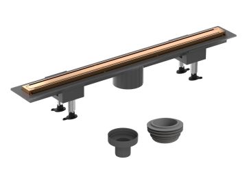 CANALISSIMA kit – steel – VERTIGO L 70 cm by Bonomini