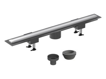 CANALISSIMA kit – steel – VERTIGO L 80 cm by Bonomini
