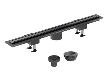 CANALISSIMA kit – steel – VERTIGO L 80 cm by Bonomini