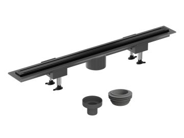 CANALISSIMA kit – steel – VERTIGO L 80 cm by Bonomini