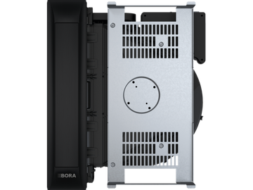 All Black extractor system with an integrated fan PKAS3AB by BORA