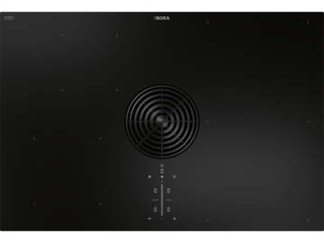 M Pure Rough combined induction cooktop with integrated cooktop extractor exhaust air PURMA2R by BORA