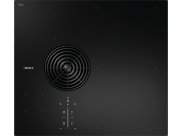 S Pure Rough combined induction cooktop with integrated cooktop extractor recirculation PURSU2R by BORA