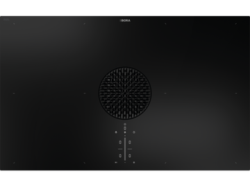X Pure surface induction cooktop with integrated cooktop extractor exhaust air PUXA2 by BORA