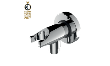 Water supply with shower bracket. by Bossini