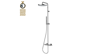 Single-lever shower pipe Ø 20 mm by Bossini