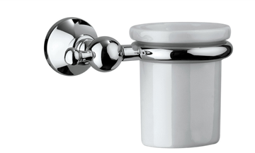 Wall mounted tumbler holder by Bossini