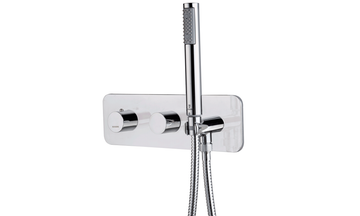 Thermostatic Shower Set with 2 Outlets by Bossini