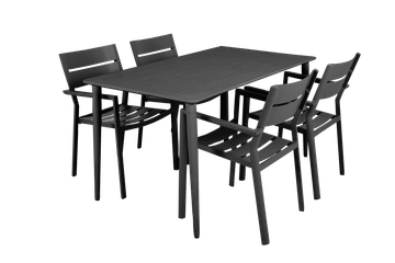 Delia & Nimes matgrupp antracit by Brafab