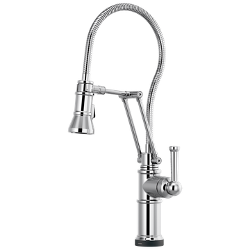 Smarttouch® Articulating Kitchen Faucet With Finished Hose by Brizo