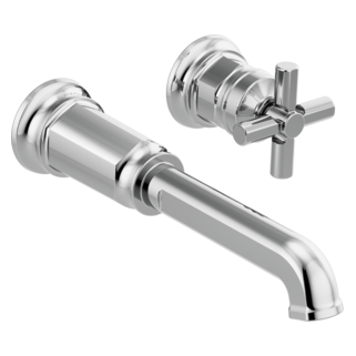 Two-Hole, Single-Handle Wall Mount Lavatory Faucet - Less Handle 1.5 Gpm by Brizo