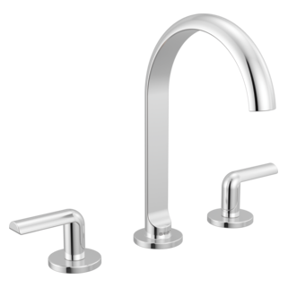 Widespread Lavatory Faucet With Arc Spout - Less Handles by Brizo