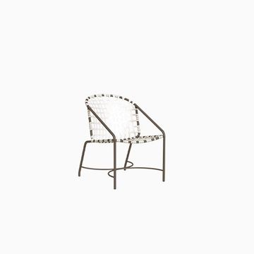 Kantan Vinyl Dining Arm Chair by Brown Jordan