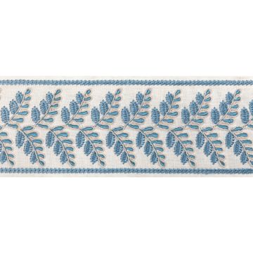Fougere Border - Blue by Brunschwig & Fils