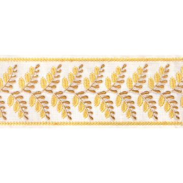 Fougere Border - Canary by Brunschwig & Fils
