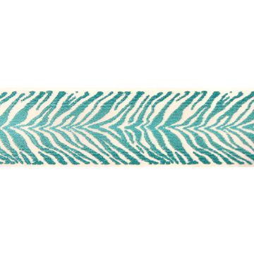 Tigre Tape - Aqua by Brunschwig & Fils